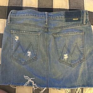 Mother denim mini skirt size 27